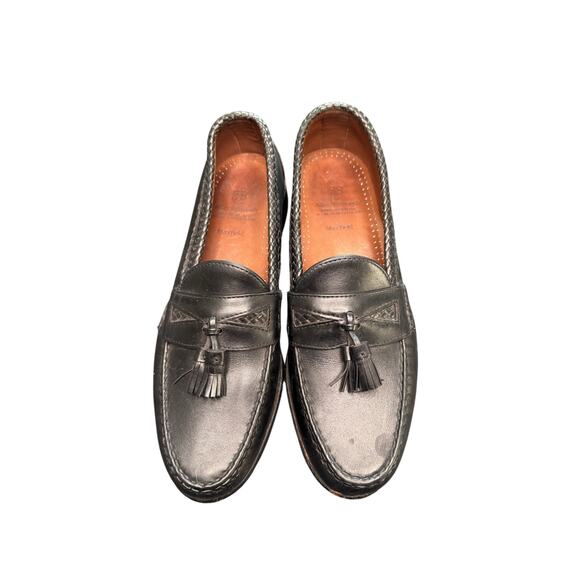 Allend Edmonds Black Maxfield Tassel Loafers Men's Work Office Career Size 13 - Picture 1 of 9